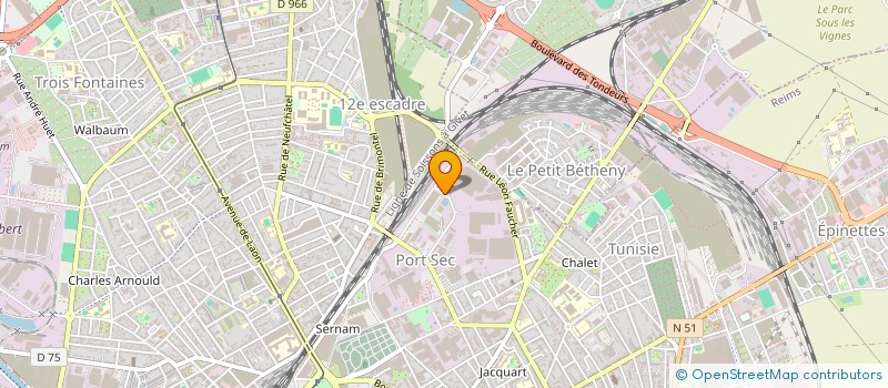 localisation de l'entreprise FIVE REIMS ACADEMY  REIMS