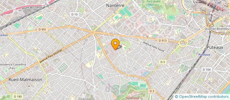 localisation de l'entreprise FIVE SARL à NANTERRE
