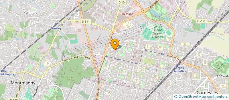 localisation de l'entreprise FIVE STAR  SARCELLES