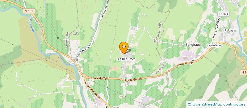 localisation de l'entreprise FIVE STAR MOTORS  ALBA-LA-ROMAINE