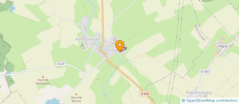 localisation de l'entreprise FIVE STARS  XIVRY-CIRCOURT