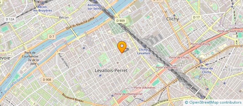 localisation de l'entreprise FIVE STARS à LEVALLOIS-PERRET