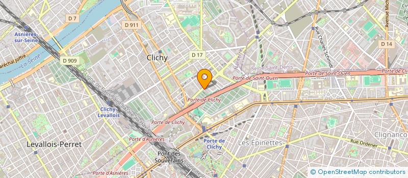 localisation de l'entreprise FIVE STOCK  CLICHY