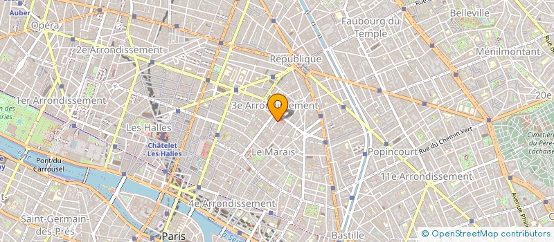 localisation de l'entreprise FIVE0FIVE DISTRIBUTION à PARIS