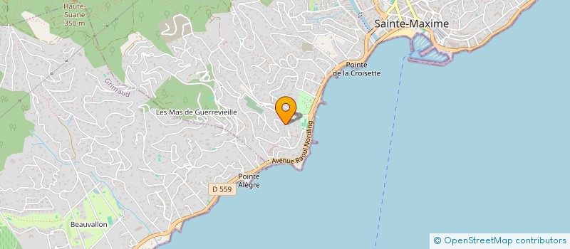 localisation de l'entreprise FIVECAR à SAINTE-MAXIME