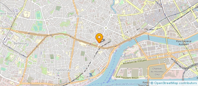 localisation de l'entreprise FIVEL à NANTES