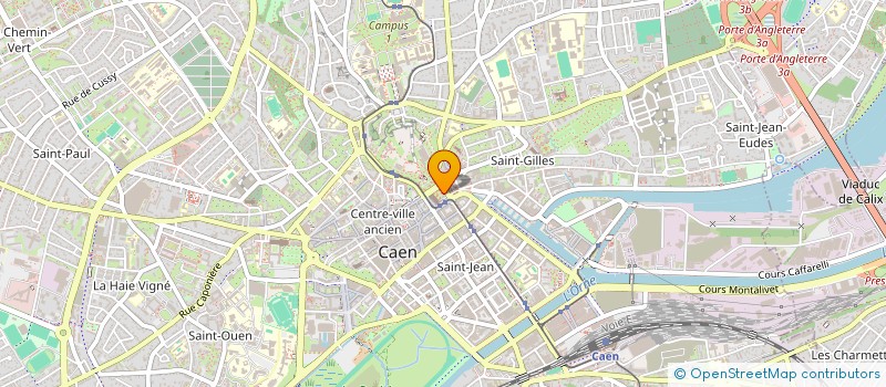 localisation de l'entreprise FIVENT à CAEN
