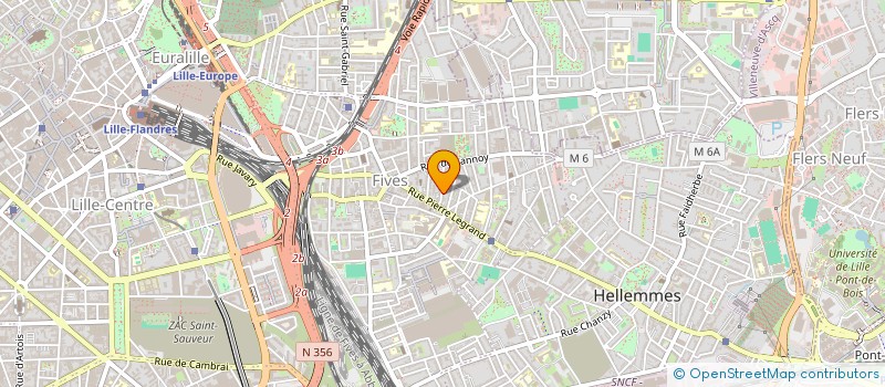 localisation de l'entreprise FIVER à LILLE