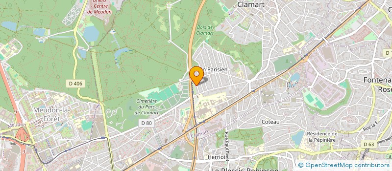 localisation de l'entreprise FIVER à CLAMART