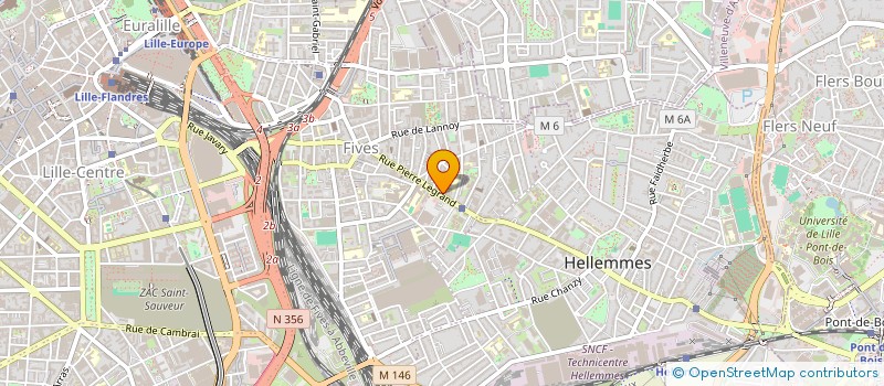 localisation de l'entreprise FIVES-AUTO-SERVICES à LILLE
