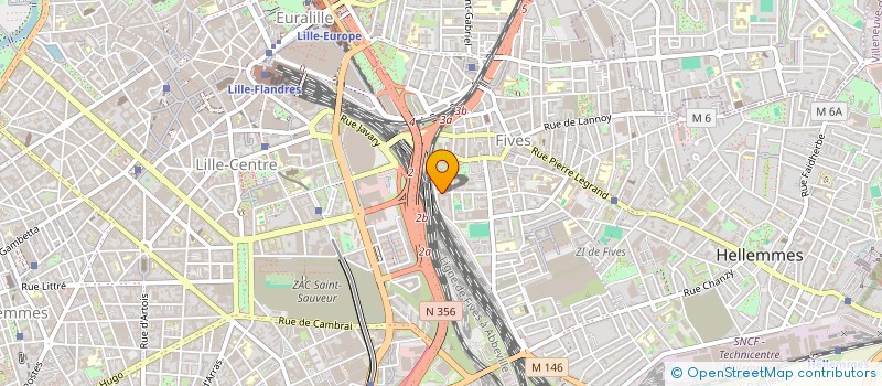 localisation de l'entreprise FIVES'AVENIRS à LILLE