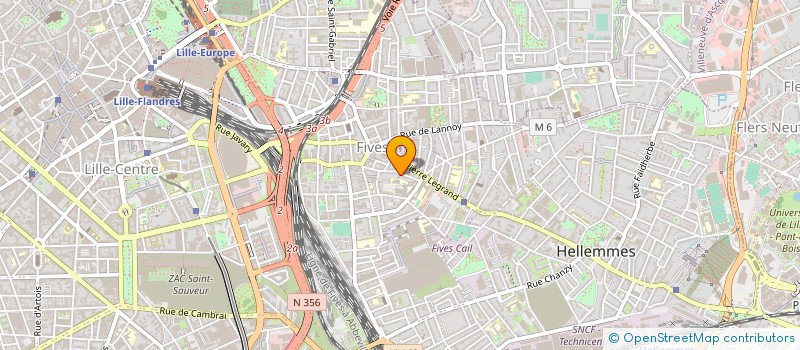 localisation de l'entreprise FIVES CONTROLE TECHNIQUE AUTOMOBILE à LILLE