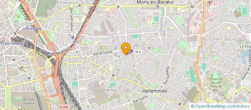 localisation de l'entreprise FIVES LILLE  LILLE