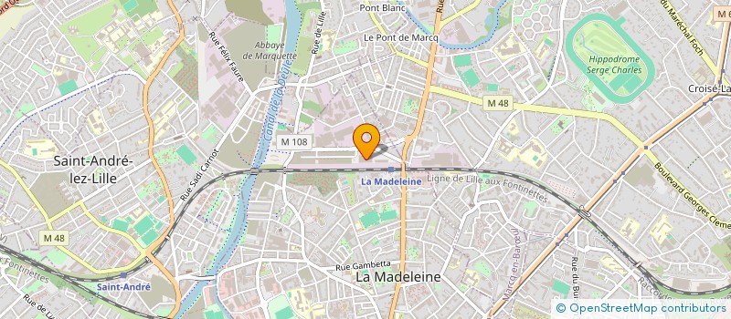 localisation de l'entreprise FIVESTA à LA MADELEINE