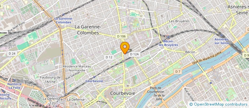 localisation de l'entreprise FIX A CONSEIL  COURBEVOIE