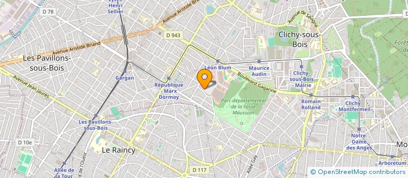 localisation de l'entreprise FIX BAT à CLICHY-SOUS-BOIS