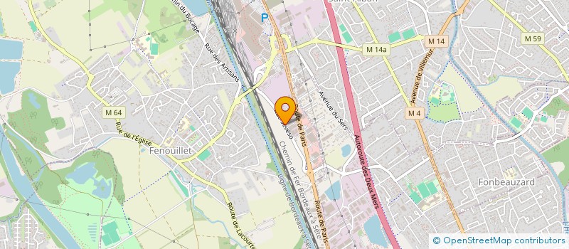 localisation de l'entreprise FIX CAR  FENOUILLET