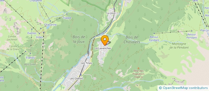 localisation de l'entreprise FIX COMMUNICATION  CHAMONIX-MONT-BLANC