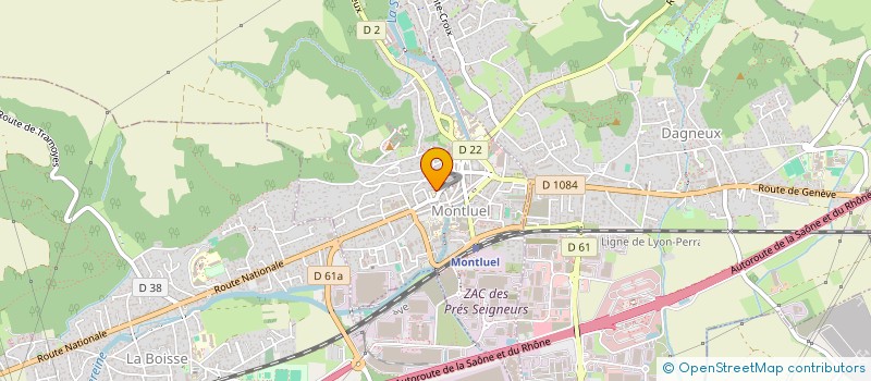 localisation de l'entreprise FIX-MIX  MONTLUEL