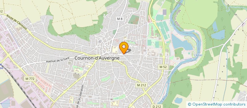 localisation de l'entreprise FIX'OHM ELEC  COURNON-D'AUVERGNE