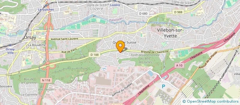 localisation de l'entreprise FIX PLUS QUINCAILLERIE à VILLEBON-SUR-YVETTE