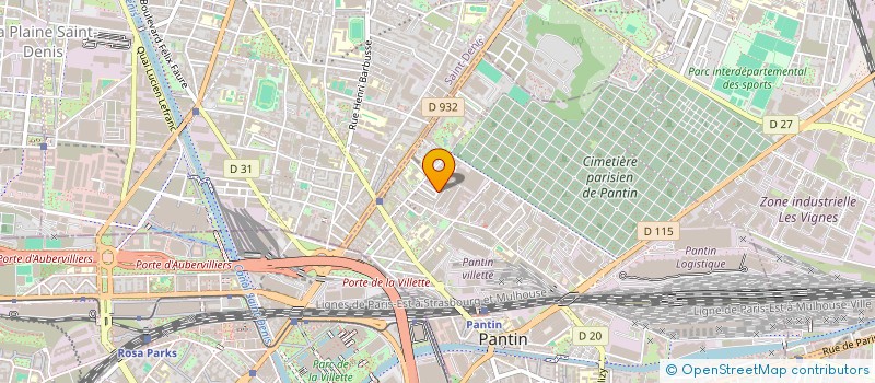 localisation de l'entreprise FIX UP PRO  PANTIN