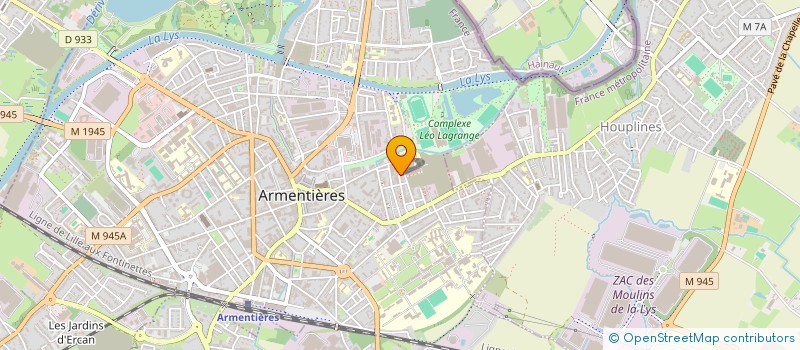 localisation de l'entreprise FIXAL  ARMENTIERES