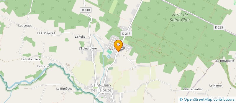 localisation de l'entreprise FIXALES à SAINT-CLAIR-DE-HALOUZE