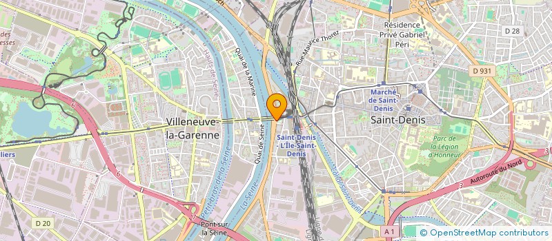 localisation de l'entreprise FIXANTHEN CAG AUDIOVISUEL à SAINT-DENIS