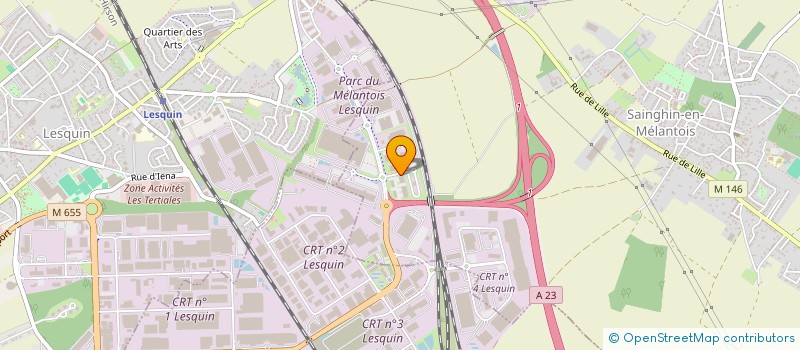 localisation de l'entreprise FIXATIONS DU NORD  SAINGHIN-EN-MELANTOIS