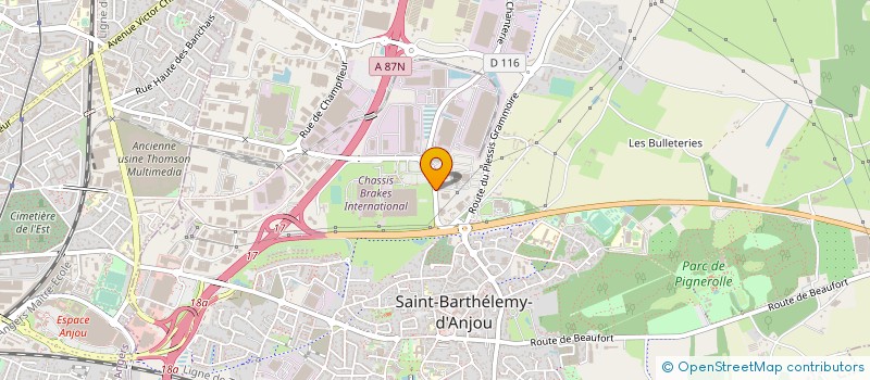 localisation de l'entreprise FIXATOR à SAINT-BARTHELEMY-D'ANJOU