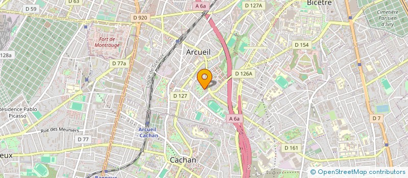 localisation de l'entreprise FIXE NETTOYAGE  ARCUEIL