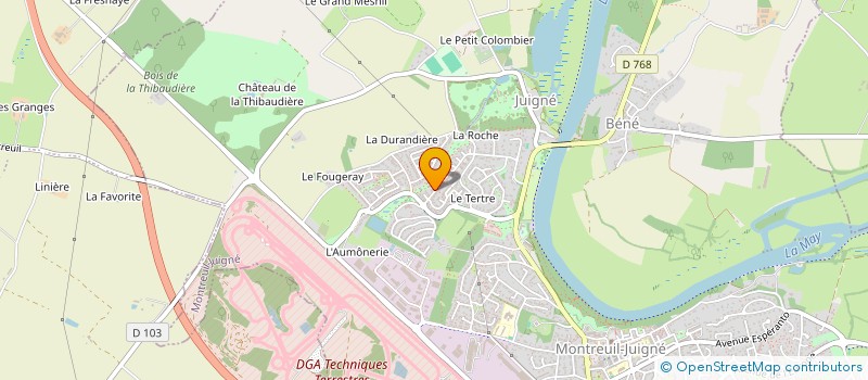 localisation de l'entreprise FIXIA  MONTREUIL-JUIGNE