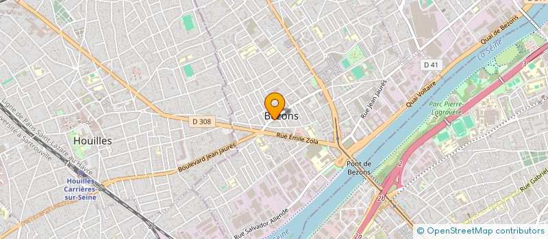 localisation de l'entreprise FIXIBUILD  BEZONS