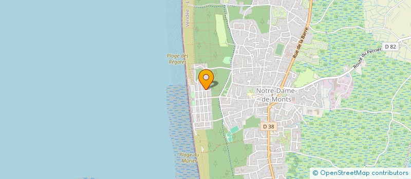 localisation de l'entreprise FIXING TP  NOTRE-DAME-DE-MONTS