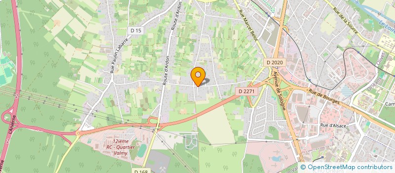 localisation de l'entreprise FIXO à OLIVET
