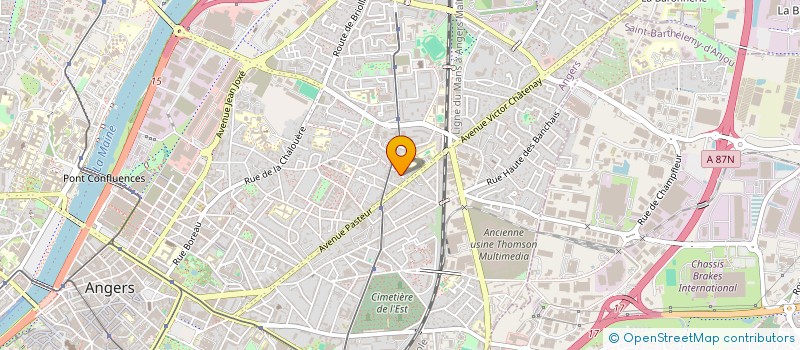 localisation de l'entreprise FIZAM à ANGERS