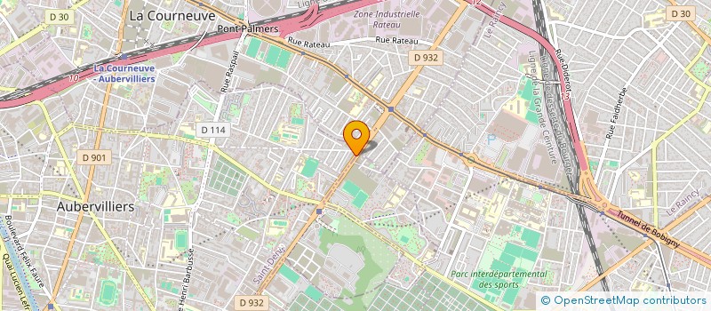 localisation de l'entreprise FIZAN  AUBERVILLIERS