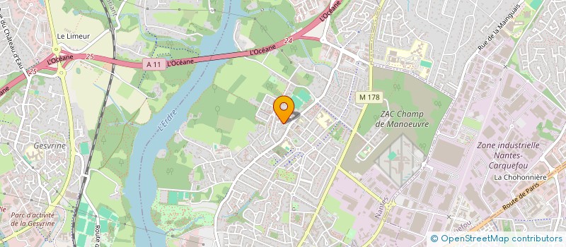 localisation de l'entreprise FIZIANS  NANTES