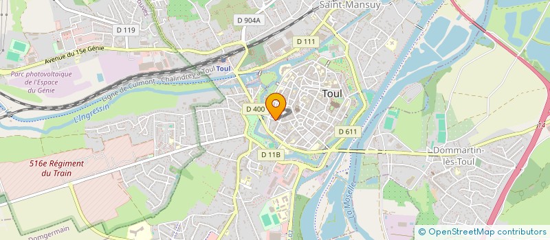 localisation de l'entreprise FIZIMMO  TOUL