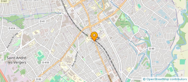 localisation de l'entreprise FIZY  TROYES