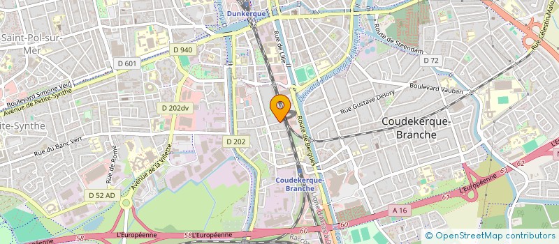 localisation de l'entreprise FIZZ  COUDEKERQUE-BRANCHE