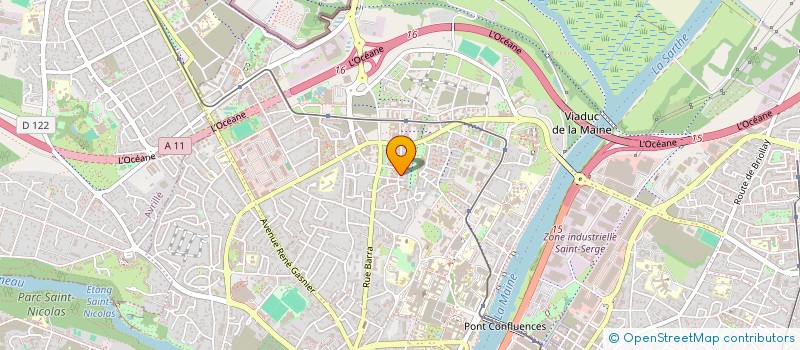 localisation de l'entreprise FIZZ VTC à ANGERS