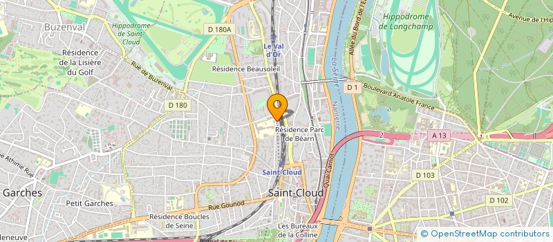 localisation de l'entreprise FIZZY WAYS à SAINT-CLOUD