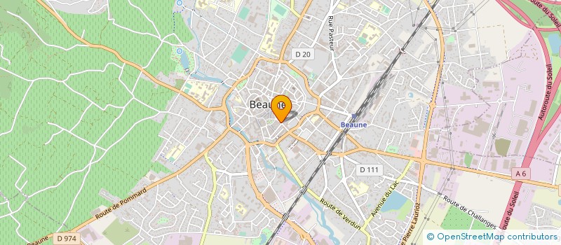 localisation de l'entreprise FJ à BEAUNE