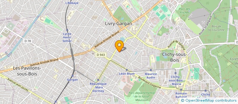 localisation de l'entreprise FJ à LIVRY-GARGAN