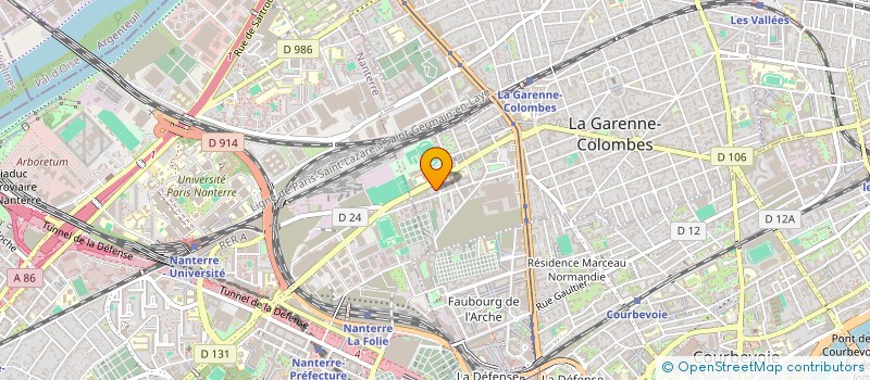 localisation de l'entreprise FJ ADVISING à LA GARENNE-COLOMBES