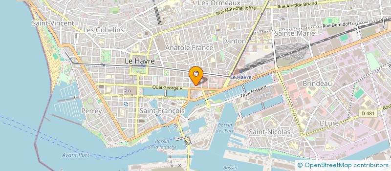 localisation de l'entreprise FJ AVOCAT  LE HAVRE