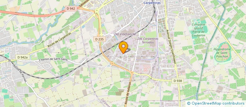 localisation de l'entreprise FJ BELLECOUR  CARPENTRAS