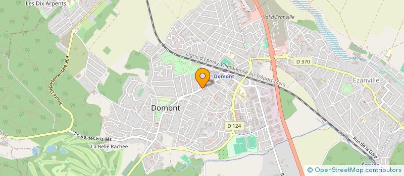 localisation de l'entreprise FJ CONSEILS à DOMONT